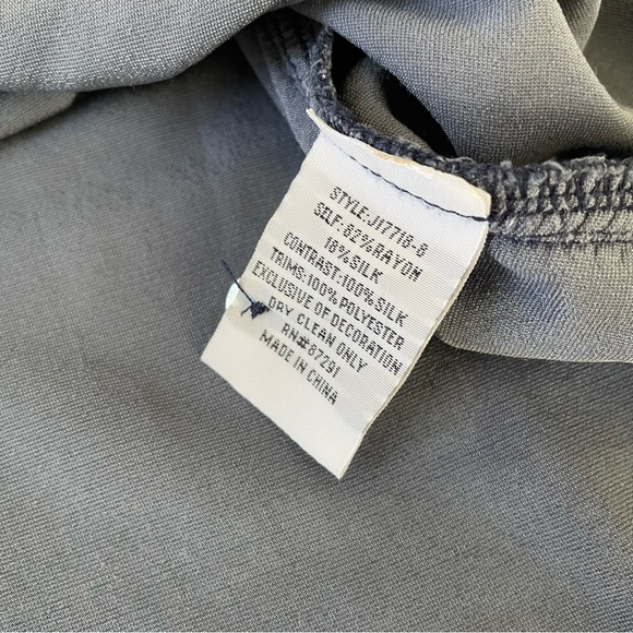 Johnny Was Nomi Smock Velvet Shirt, Blue Women's Size S - Picture 9 of 11